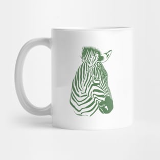 Fern Green Zebra Mug